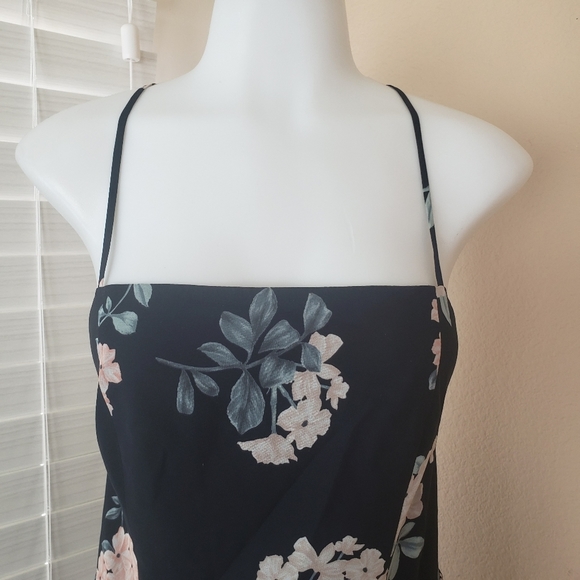 Show Me Your Mumu Calypso ruffle floral maxi dress large Boho NWT - Picture 3 of 10